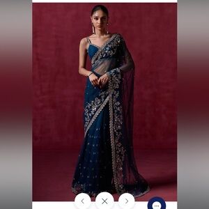 Lashkaraa blue saree size XXS